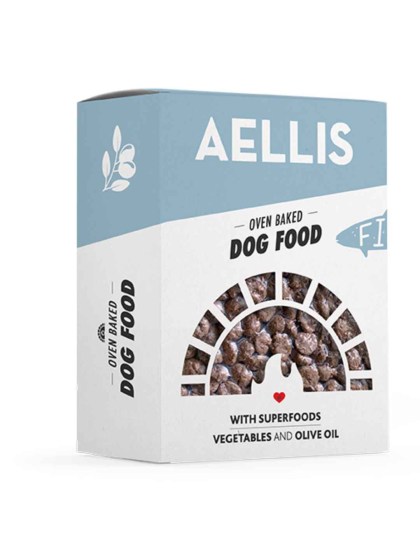 Aellis Oven Baked 250g Ξηρά Τροφή για Ενήλικους Σκύλους με Ψάρι